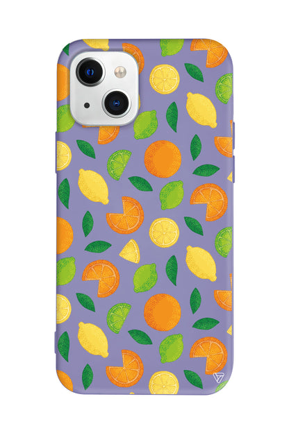 Portakal Limon Lansman Model İçi Kadife Silikon Telefon Kılıfı – Plus Serisine Özel