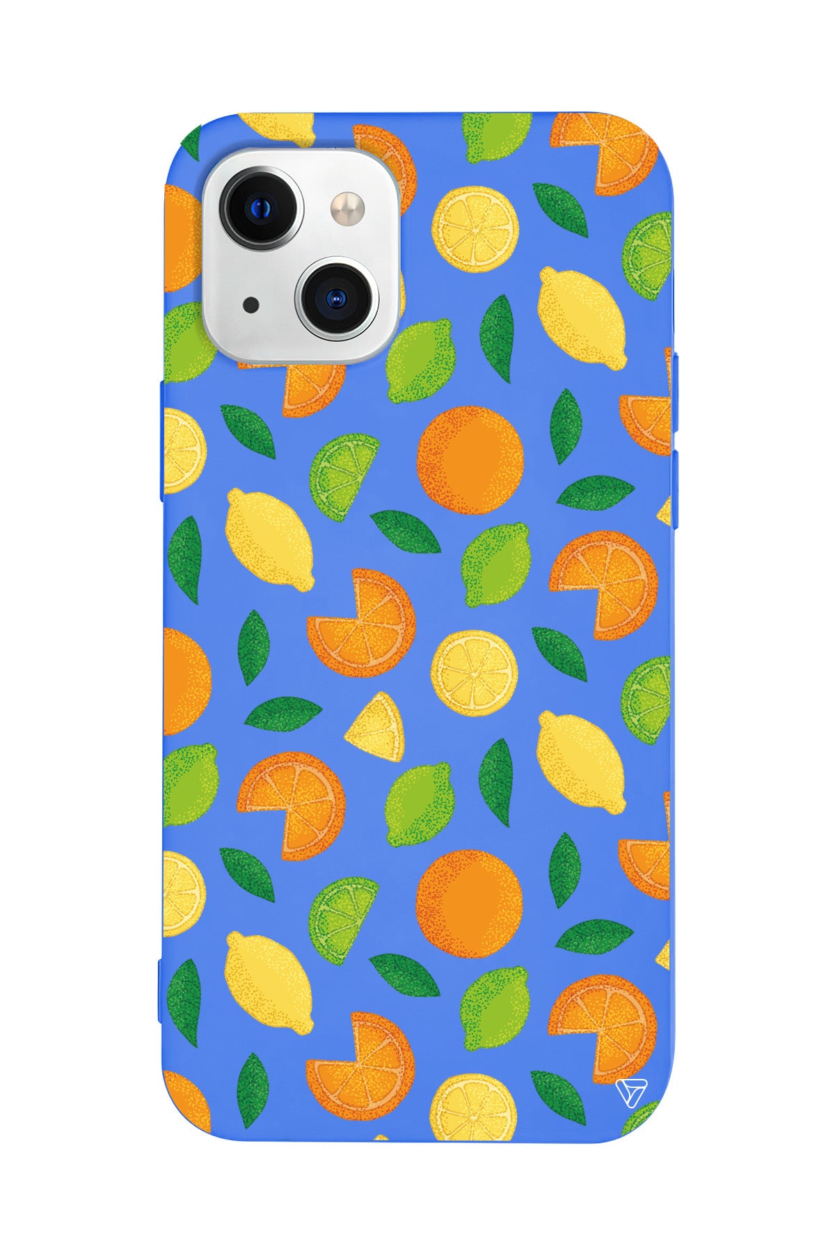 Portakal Limon Lansman Model İçi Kadife Silikon Telefon Kılıfı