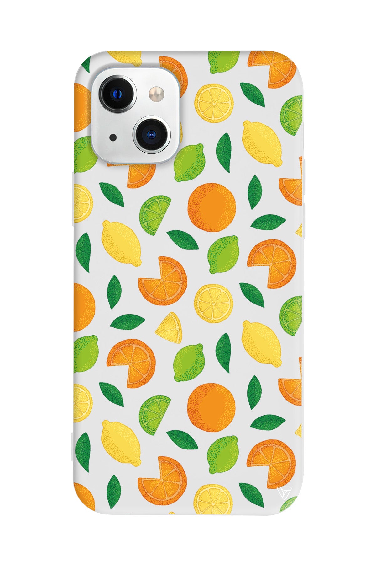 Portakal Limon Lansman Model İçi Kadife Silikon Telefon Kılıfı