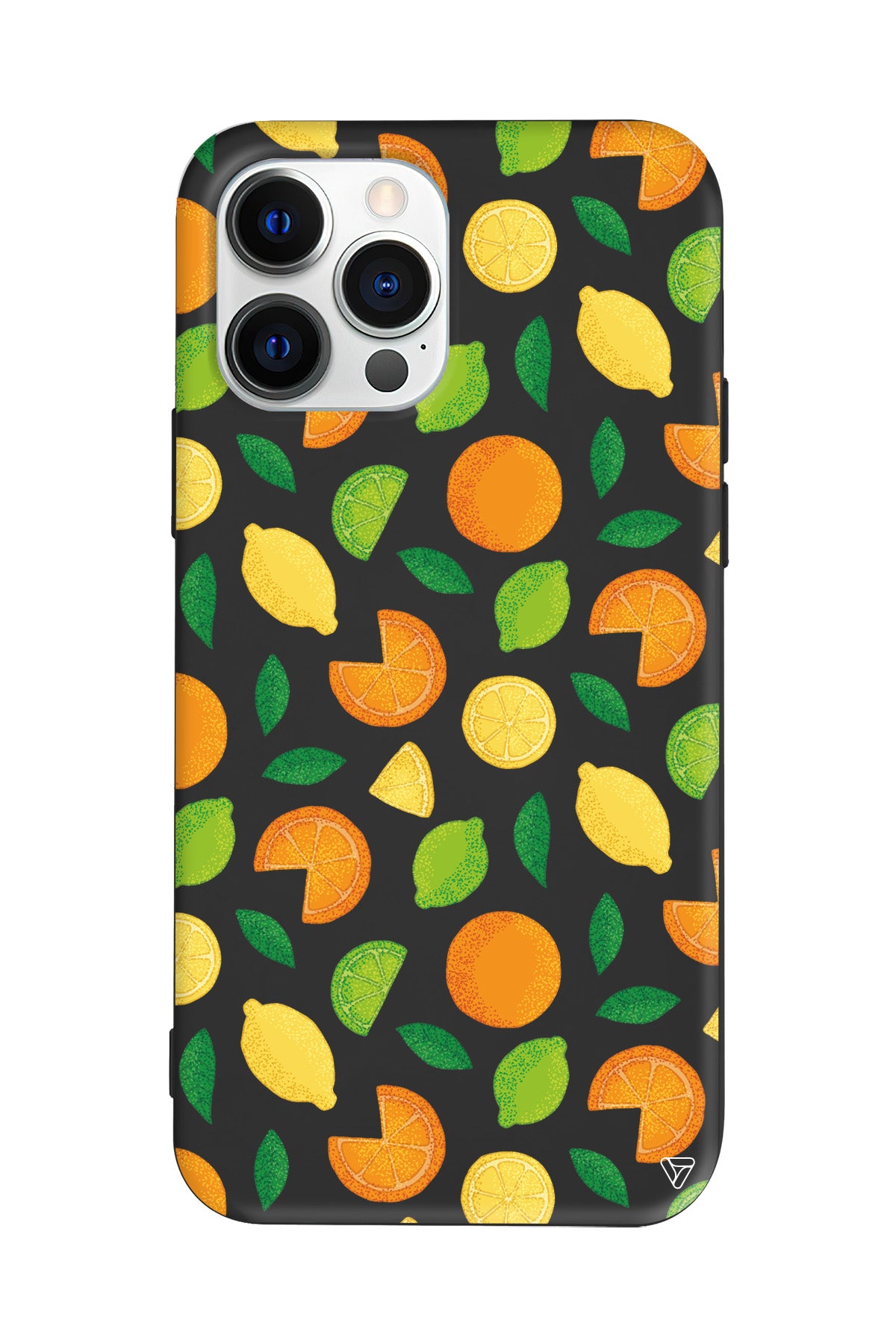 Portakal Limon Lansman Model İçi Kadife Silikon Telefon Kılıfı