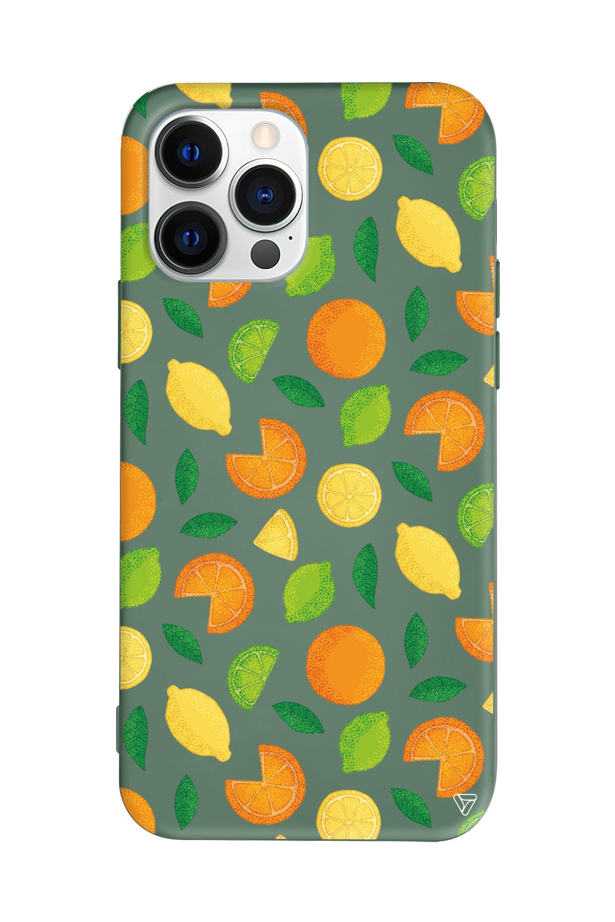 Portakal Limon Lansman Model İçi Kadife Silikon Telefon Kılıfı