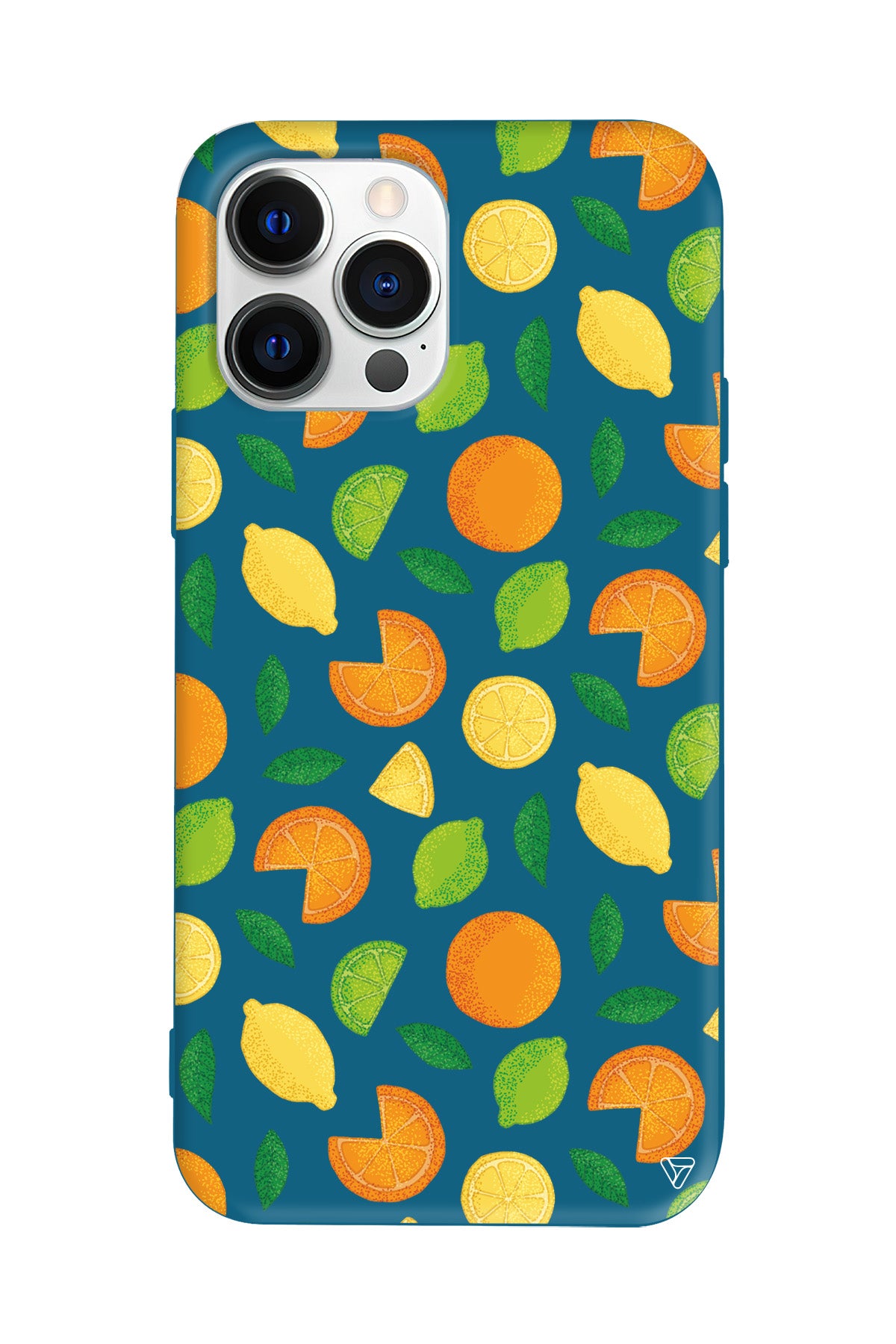 Portakal Limon Lansman Model İçi Kadife Silikon Telefon Kılıfı