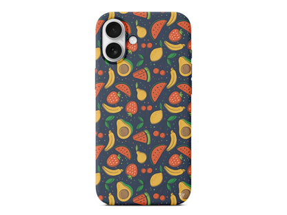 Avakoda Karpuz Muz Lansman Model İçi Kadife Silikon Telefon Kılıfı