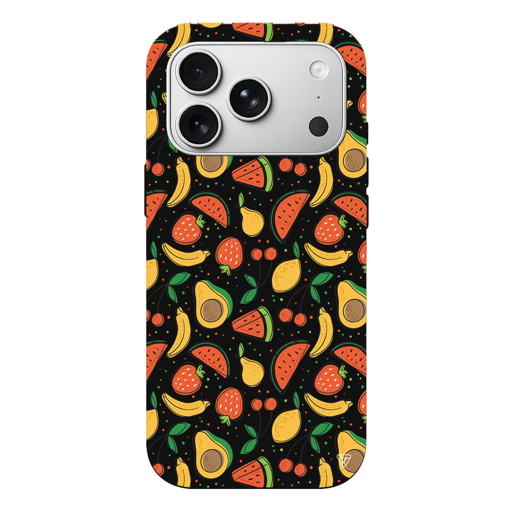 Avakoda Karpuz Muz Lansman Model İçi Kadife Silikon Telefon Kılıfı