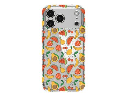 Avakoda Karpuz Muz Lansman Model İçi Kadife Silikon Telefon Kılıfı