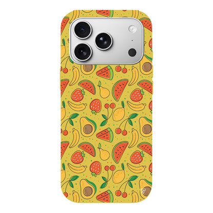 Avakoda Karpuz Muz Lansman Model İçi Kadife Silikon Telefon Kılıfı