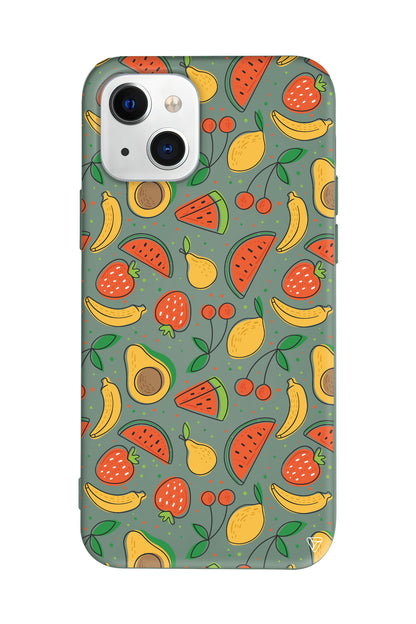 Avakoda Karpuz Muz Lansman Model İçi Kadife Silikon Telefon Kılıfı – Plus Serisine Özel