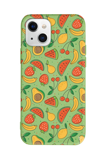 Avakoda Karpuz Muz Lansman Model İçi Kadife Silikon Telefon Kılıfı – Plus Serisine Özel