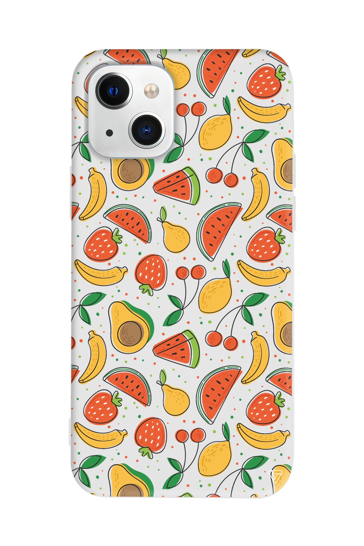 Avakoda Karpuz Muz Lansman Model İçi Kadife Silikon Telefon Kılıfı – Plus Serisine Özel