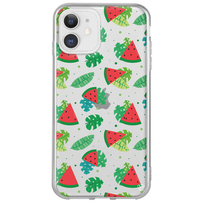 Karpuz Dilimleri Lansman Model İçi Kadife Silikon Telefon Kılıfı