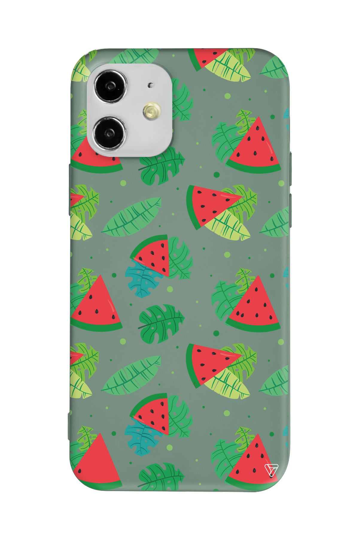 Karpuz Dilimleri Lansman Model İçi Kadife Silikon Telefon Kılıfı