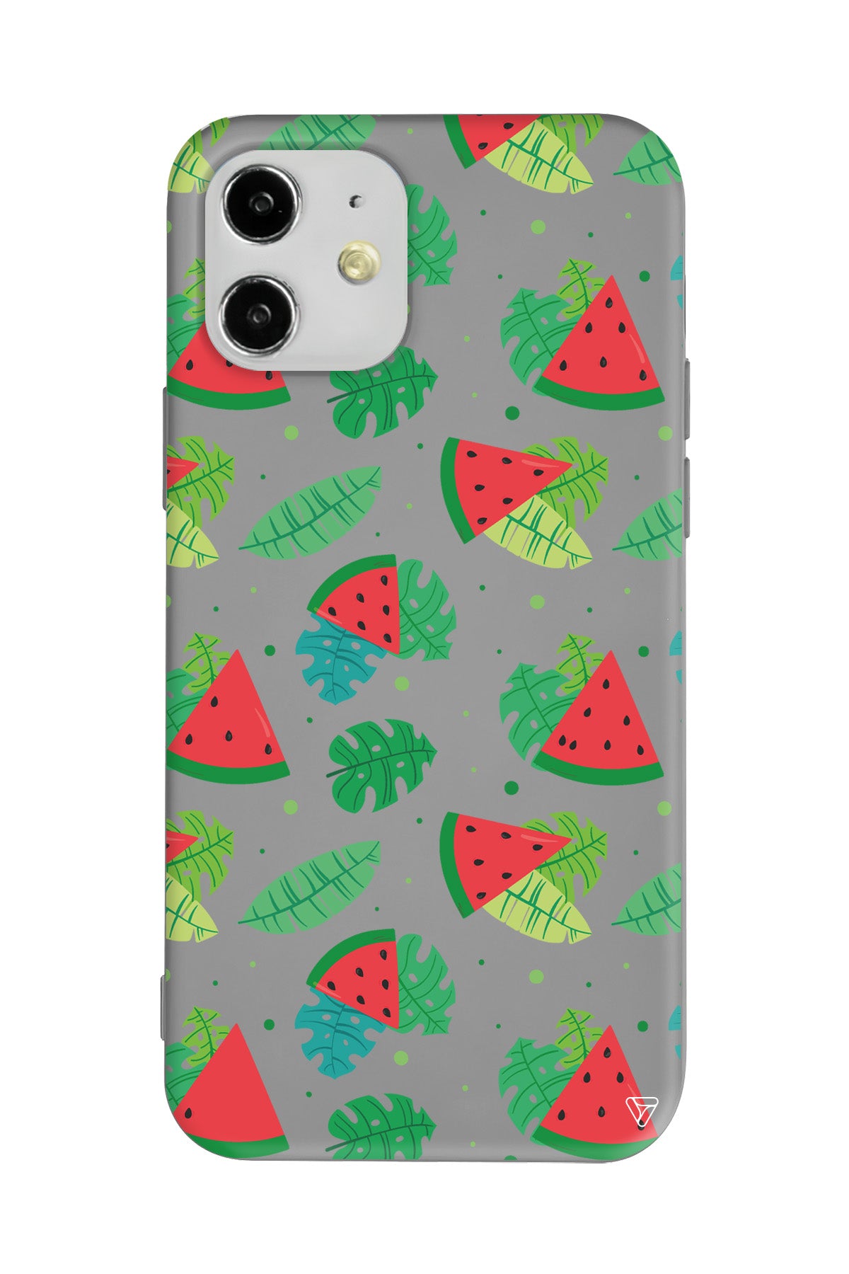 Karpuz Dilimleri Lansman Model İçi Kadife Silikon Telefon Kılıfı