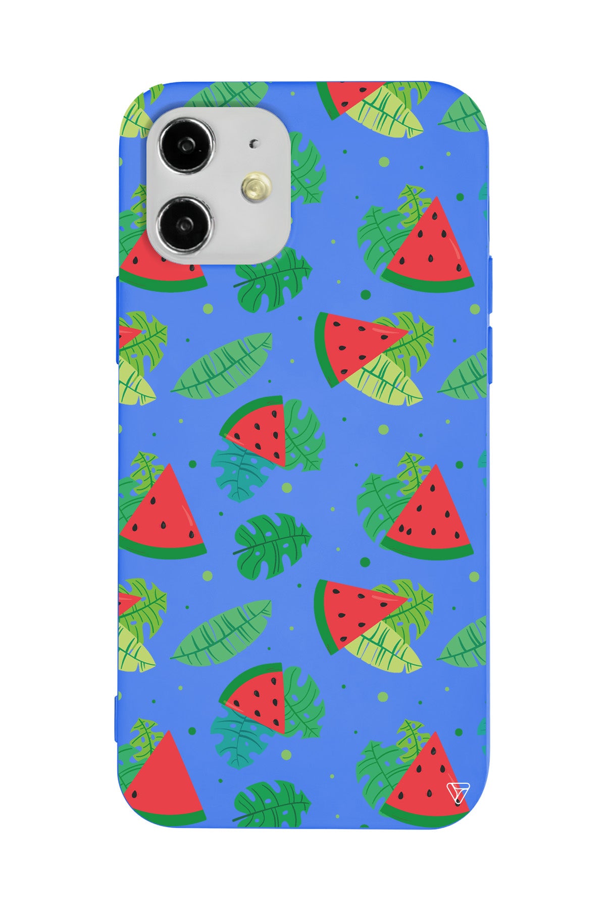 Karpuz Dilimleri Lansman Model İçi Kadife Silikon Telefon Kılıfı