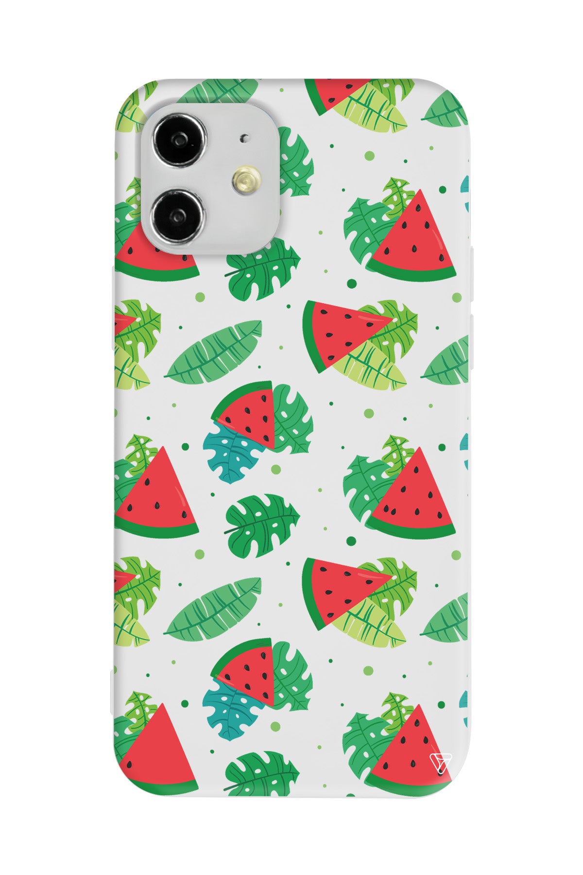 Karpuz Dilimleri Lansman Model İçi Kadife Silikon Telefon Kılıfı