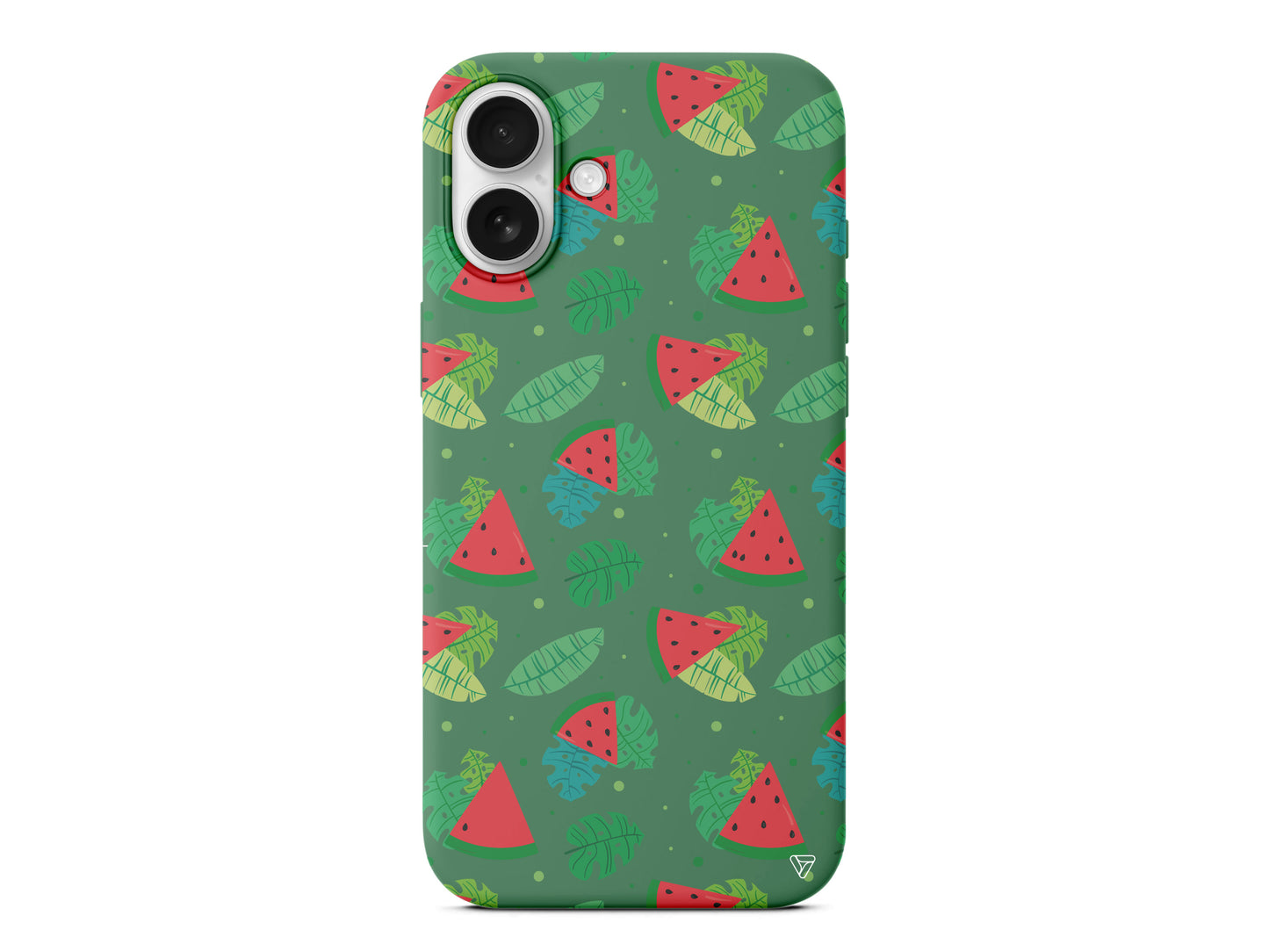 Karpuz Dilimleri Lansman Model İçi Kadife Silikon Telefon Kılıfı