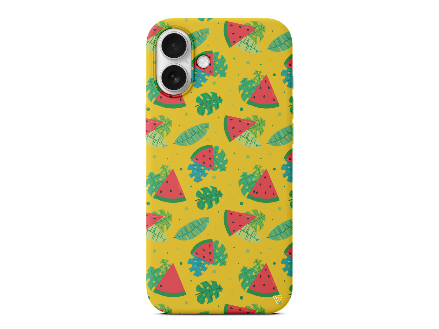 Karpuz Dilimleri Lansman Model İçi Kadife Silikon Telefon Kılıfı