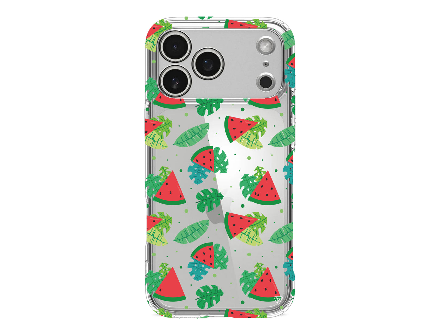 Karpuz Dilimleri Lansman Model İçi Kadife Silikon Telefon Kılıfı