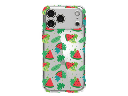 Karpuz Dilimleri Lansman Model İçi Kadife Silikon Telefon Kılıfı