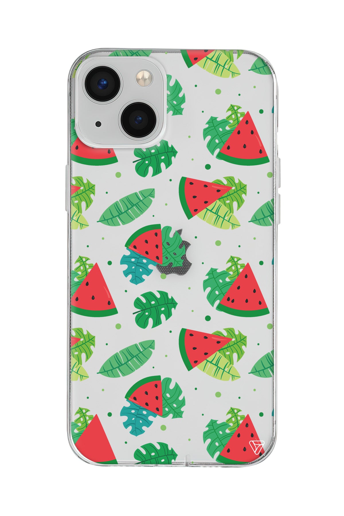 Karpuz Dilimleri Lansman Model İçi Kadife Silikon Telefon Kılıfı