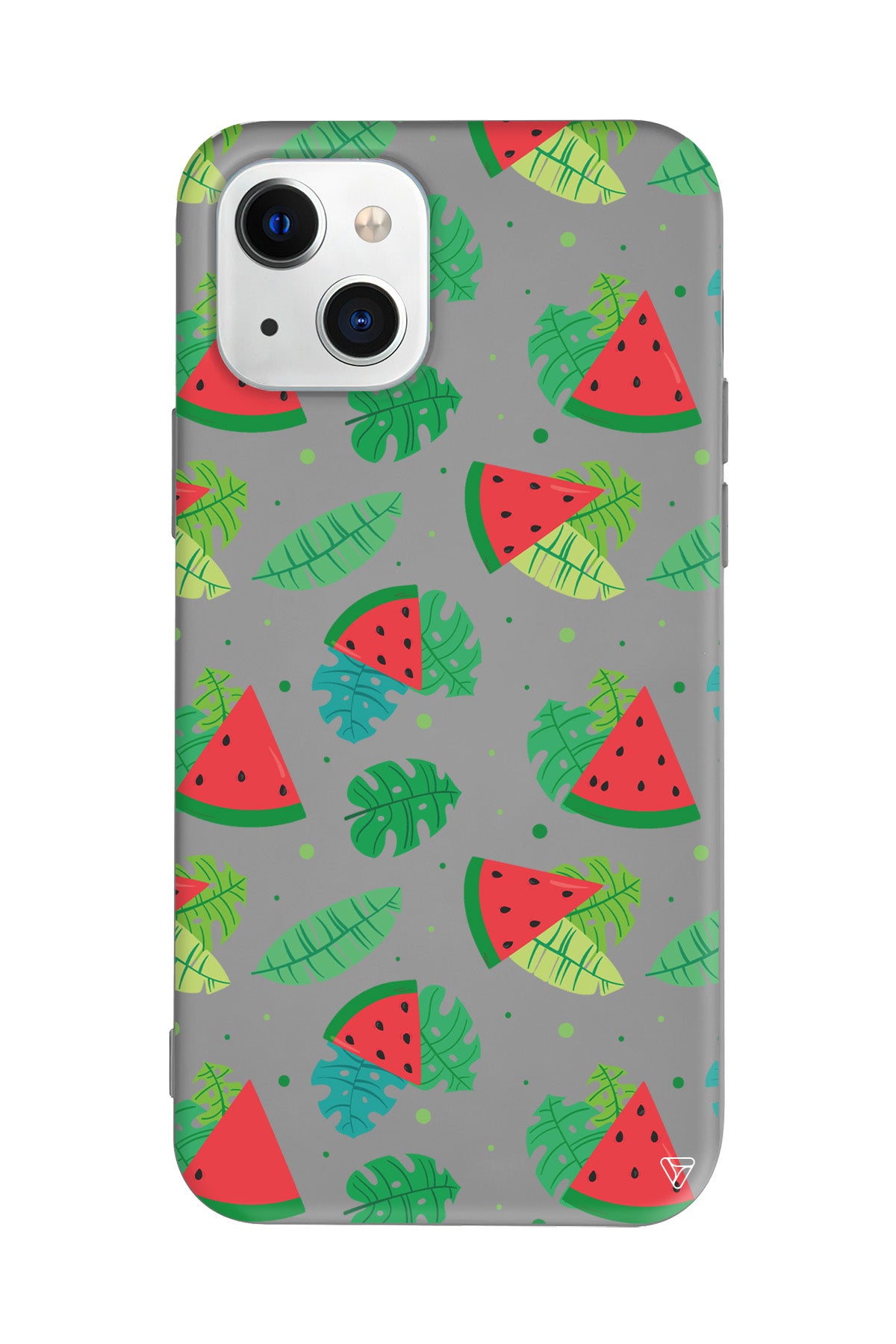 Karpuz Dilimleri Lansman Model İçi Kadife Silikon Telefon Kılıfı