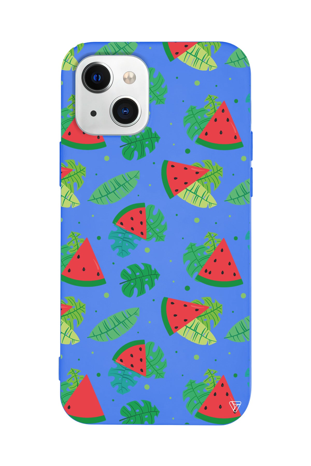 Karpuz Dilimleri Lansman Model İçi Kadife Silikon Telefon Kılıfı