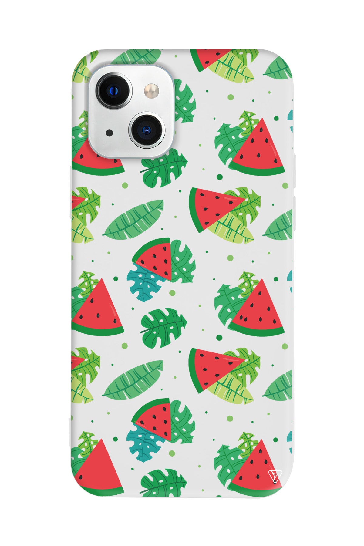 Karpuz Dilimleri Lansman Model İçi Kadife Silikon Telefon Kılıfı