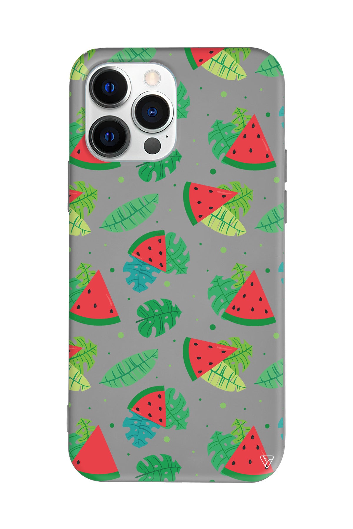 Karpuz Dilimleri Lansman Model İçi Kadife Silikon Telefon Kılıfı