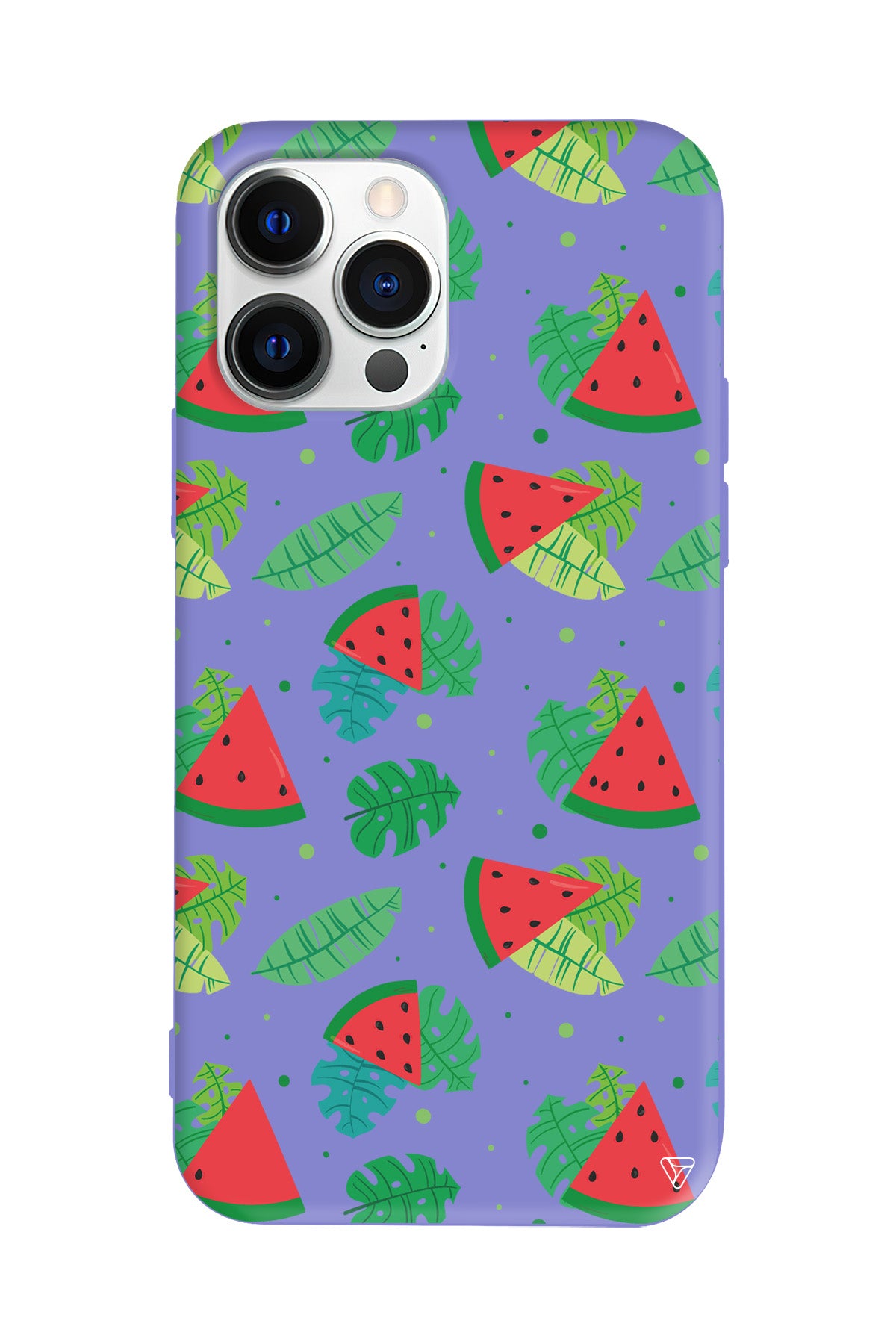 Karpuz Dilimleri Lansman Model İçi Kadife Silikon Telefon Kılıfı