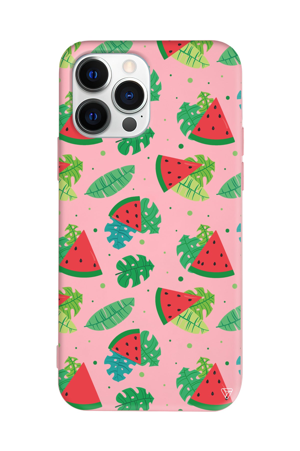 Karpuz Dilimleri Lansman Model İçi Kadife Silikon Telefon Kılıfı