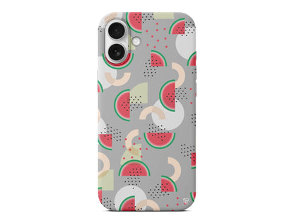 Karpuz Pattern Lansman Model İçi Kadife Silikon Telefon Kılıfı – Plus Serisine Özel