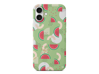 Karpuz Pattern Lansman Model İçi Kadife Silikon Telefon Kılıfı – Plus Serisine Özel