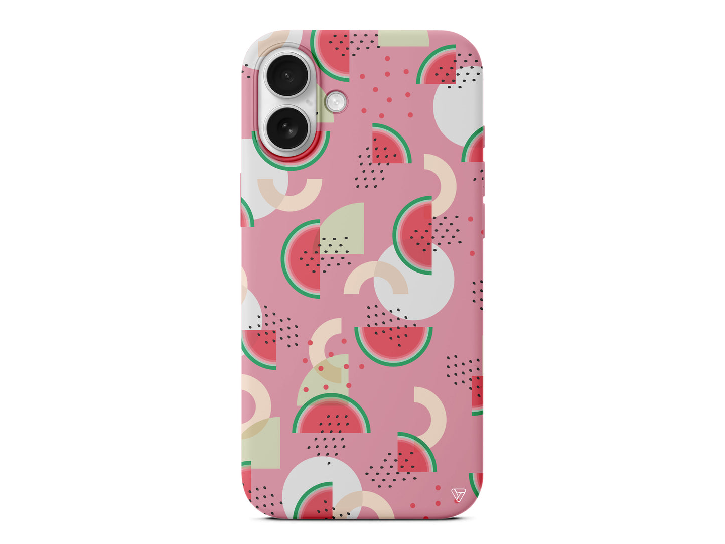 Karpuz Pattern Lansman Model İçi Kadife Silikon Telefon Kılıfı