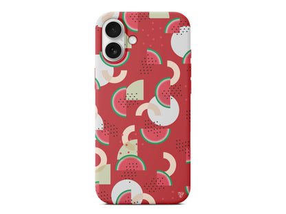 Karpuz Pattern Lansman Model İçi Kadife Silikon Telefon Kılıfı – Plus Serisine Özel