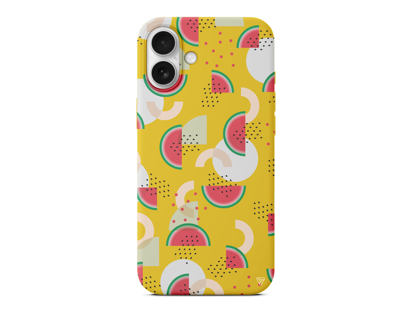 Karpuz Pattern Lansman Model İçi Kadife Silikon Telefon Kılıfı – Plus Serisine Özel