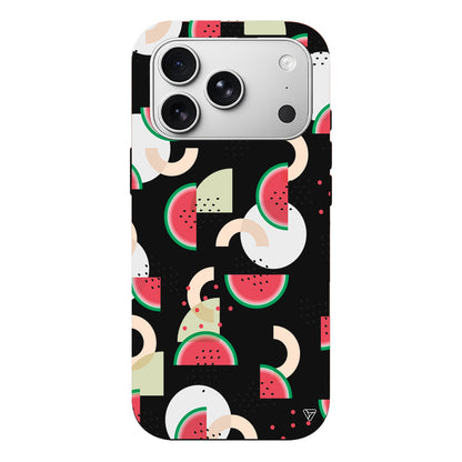 Karpuz Pattern Lansman Model İçi Kadife Silikon Telefon Kılıfı