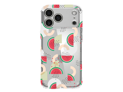 Karpuz Pattern Lansman Model İçi Kadife Silikon Telefon Kılıfı