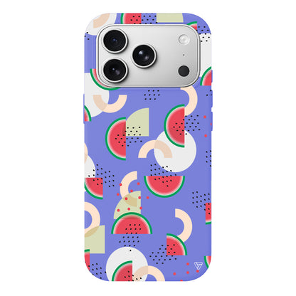 Karpuz Pattern Lansman Model İçi Kadife Silikon Telefon Kılıfı