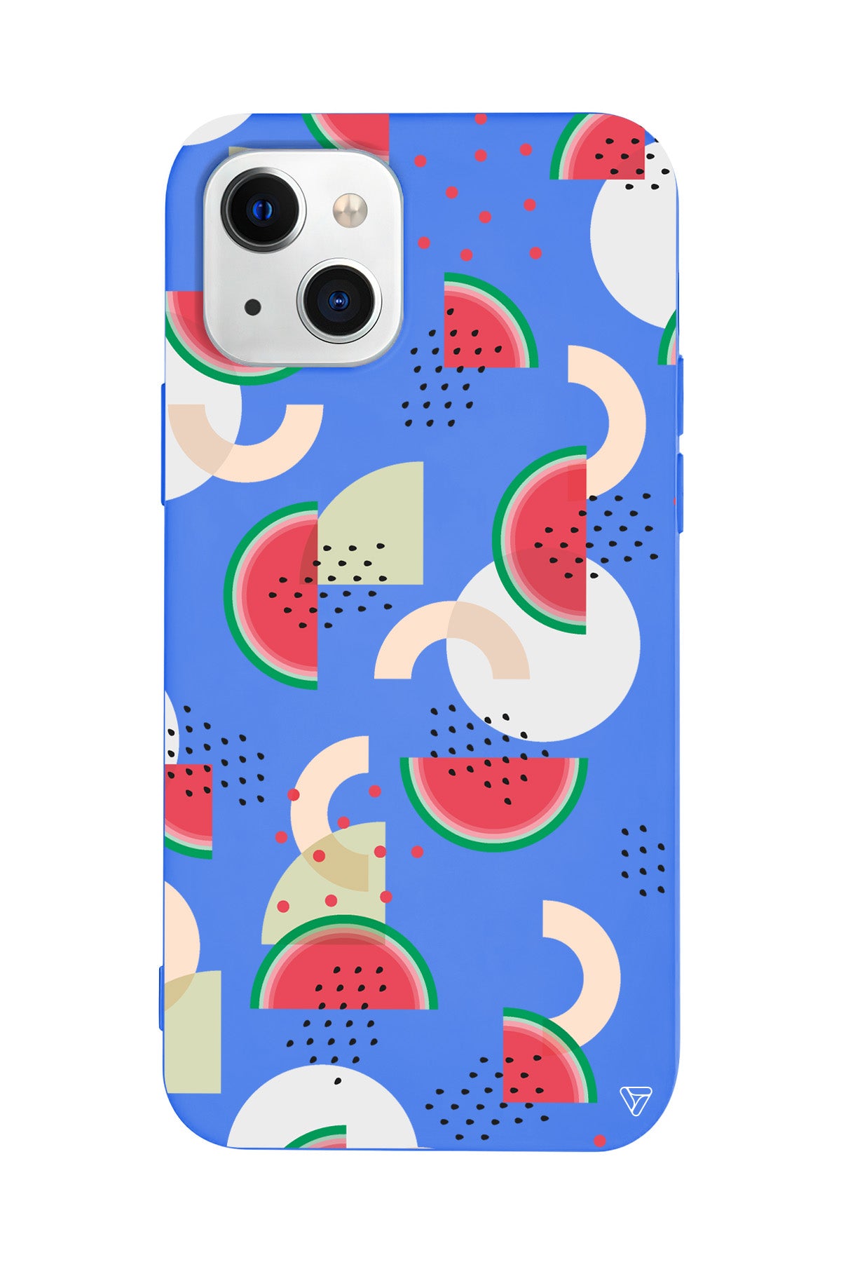 Karpuz Pattern Lansman Model İçi Kadife Silikon Telefon Kılıfı