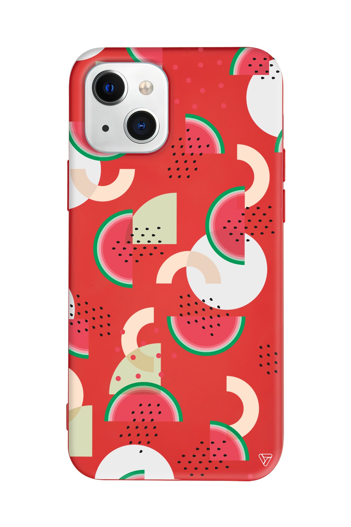 Karpuz Pattern Lansman Model İçi Kadife Silikon Telefon Kılıfı – Plus Serisine Özel