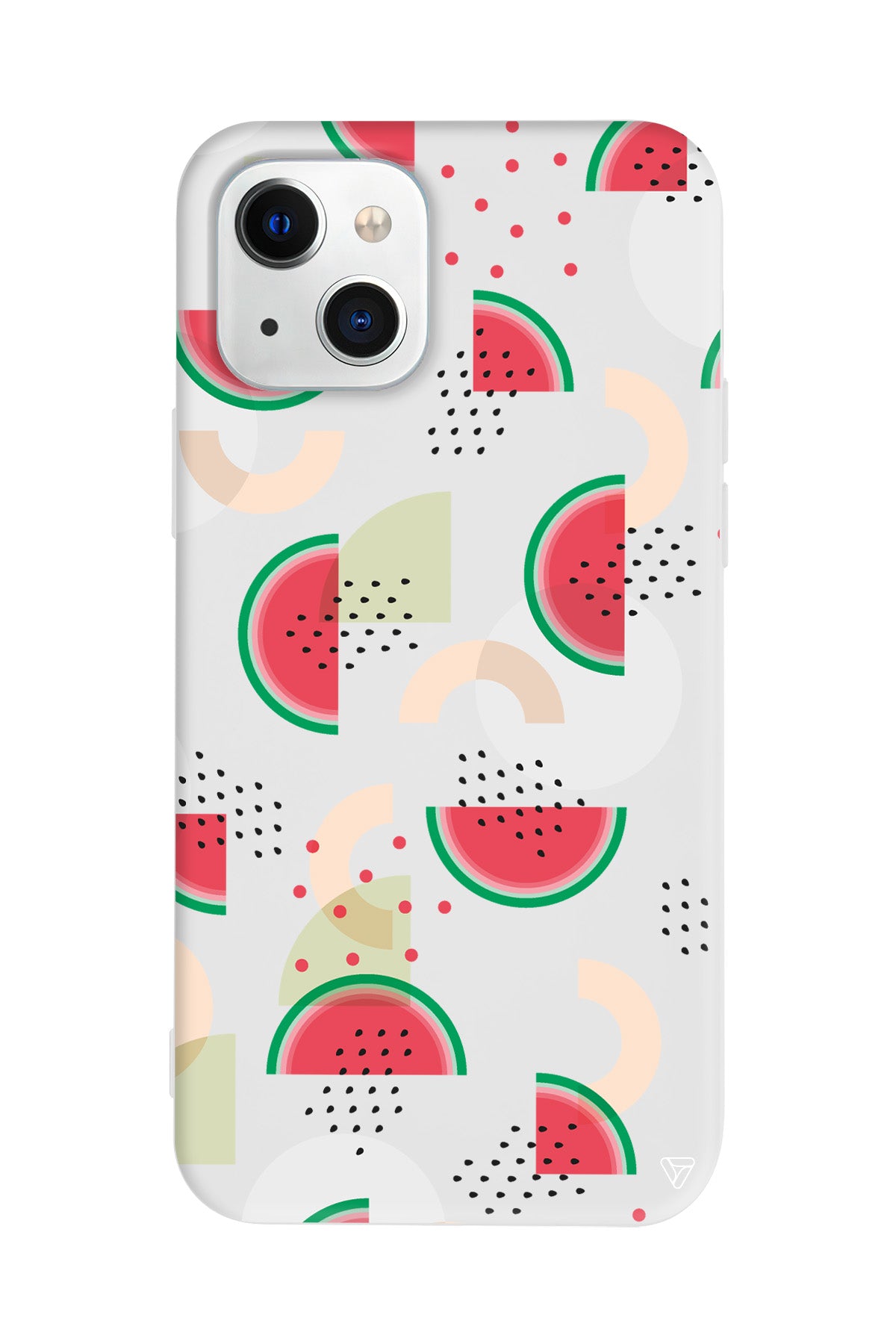 Karpuz Pattern Lansman Model İçi Kadife Silikon Telefon Kılıfı – Plus Serisine Özel