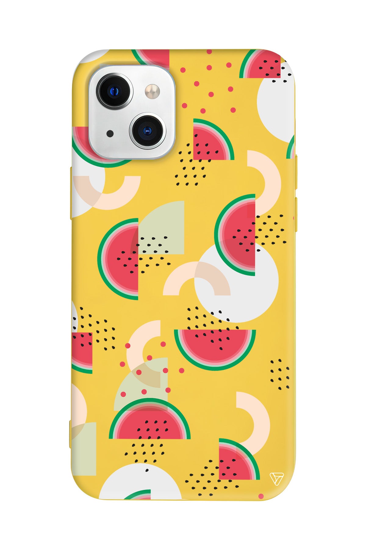 Karpuz Pattern Lansman Model İçi Kadife Silikon Telefon Kılıfı – Plus Serisine Özel