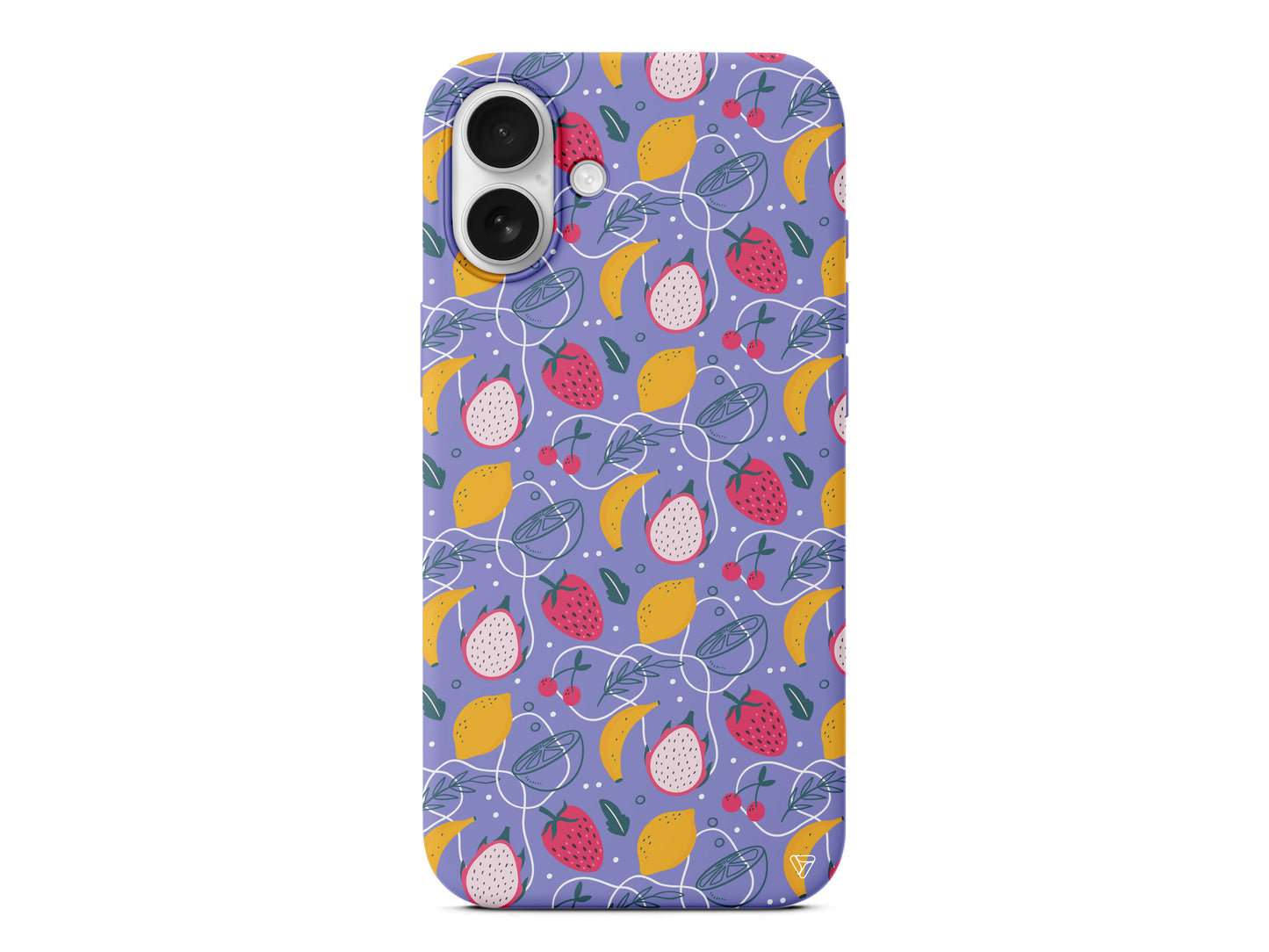 Cizgisel Meyveler 2 Lansman Model İçi Kadife Silikon Telefon Kılıfı – Plus Serisine Özel