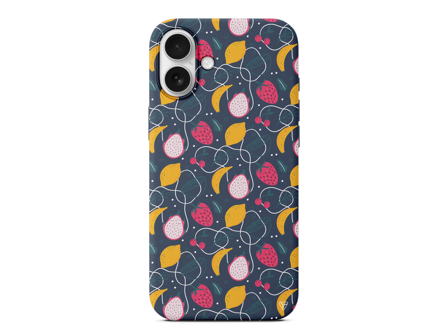 Cizgisel Meyveler 2 Lansman Model İçi Kadife Silikon Telefon Kılıfı