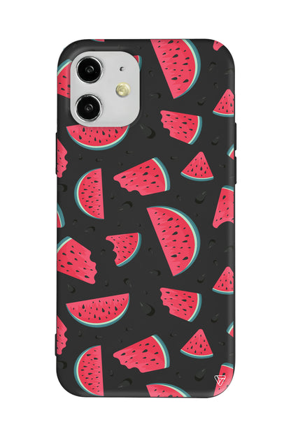 Karpuzlar Lansman Model İçi Kadife Silikon Telefon Kılıfı