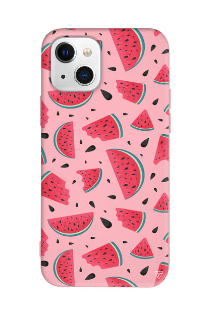 Karpuzlar Lansman Model İçi Kadife Silikon Telefon Kılıfı – Plus Serisine Özel