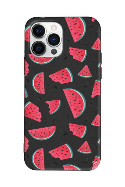 Karpuzlar Lansman Model İçi Kadife Silikon Telefon Kılıfı