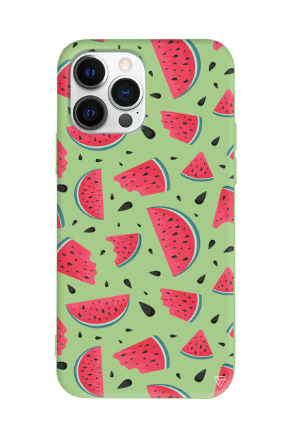 Karpuzlar Lansman Model İçi Kadife Silikon Telefon Kılıfı