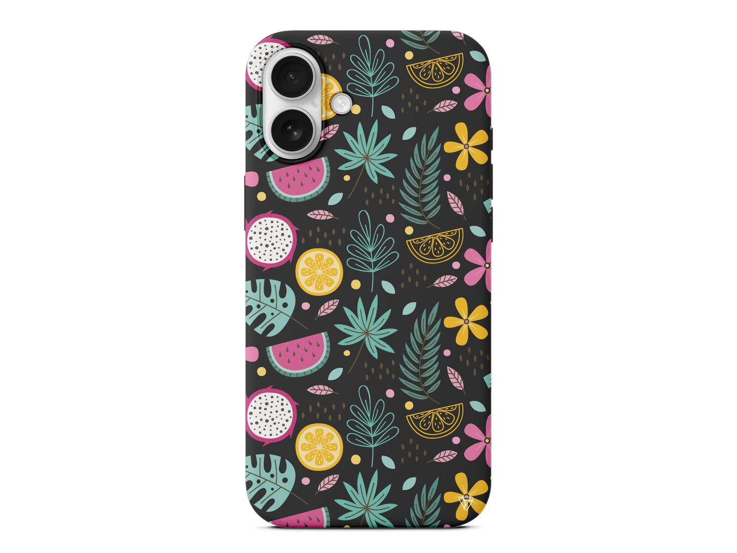 Cicekler Meyveler Lansman Model İçi Kadife Silikon Telefon Kılıfı