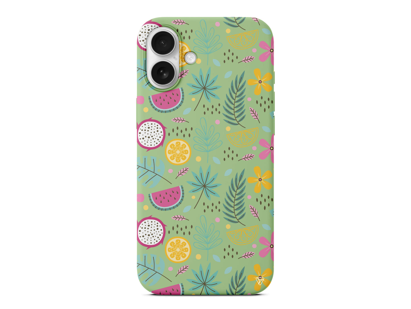 Cicekler Meyveler Lansman Model İçi Kadife Silikon Telefon Kılıfı