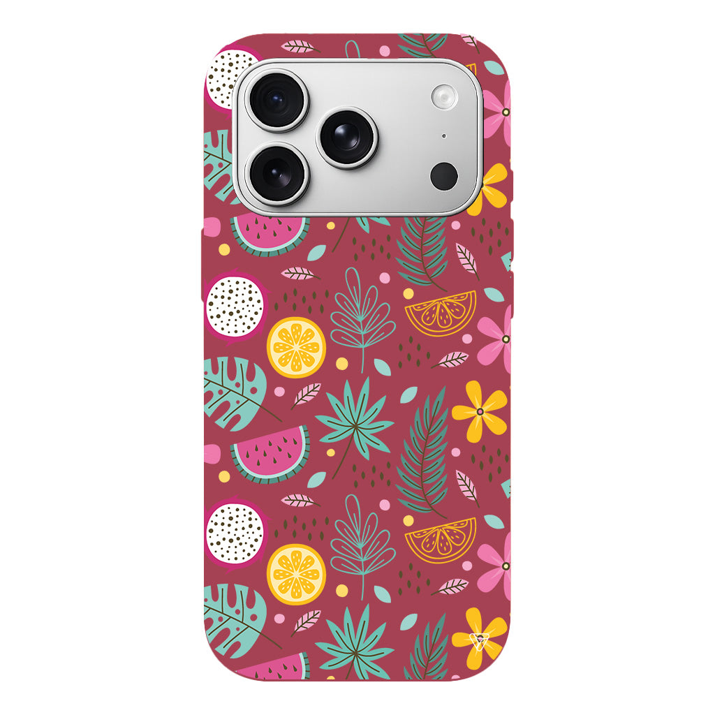 Cicekler Meyveler Lansman Model İçi Kadife Silikon Telefon Kılıfı